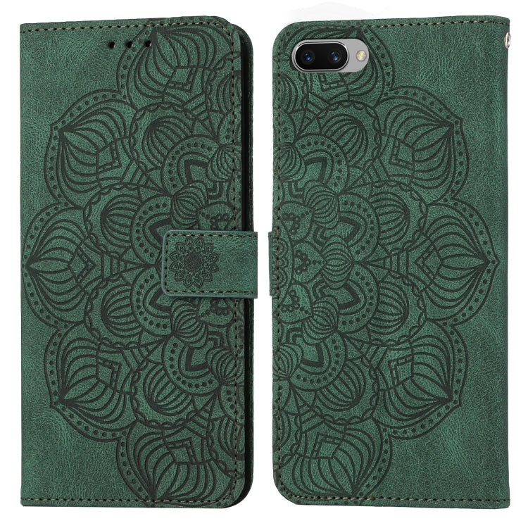 Custodia per cellulare in pelle flip goffrata con mandala, For OPPO A3s / A5 / Realme C1, For OPPO A7 / A5s, For OPPO A9 2020, For OPPO A15
