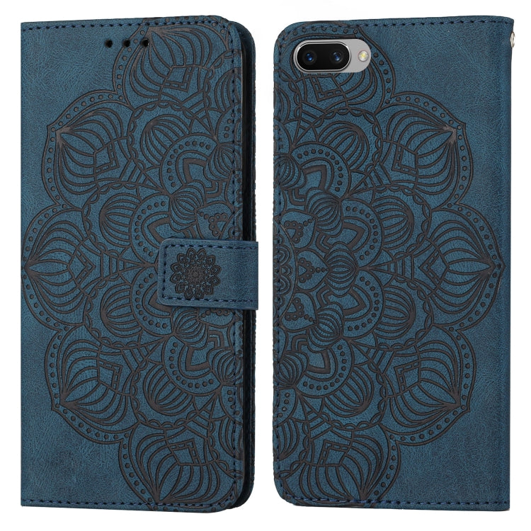 Custodia per cellulare in pelle flip goffrata con mandala, For OPPO A3s / A5 / Realme C1, For OPPO A7 / A5s, For OPPO A9 2020, For OPPO A15