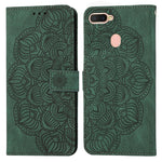 Custodia per cellulare in pelle flip goffrata con mandala, For OPPO A3s / A5 / Realme C1, For OPPO A7 / A5s, For OPPO A9 2020, For OPPO A15