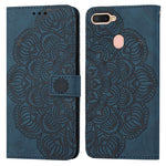 Custodia per cellulare in pelle flip goffrata con mandala, For OPPO A3s / A5 / Realme C1, For OPPO A7 / A5s, For OPPO A9 2020, For OPPO A15