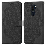 Custodia per cellulare in pelle flip goffrata con mandala, For OPPO A3s / A5 / Realme C1, For OPPO A7 / A5s, For OPPO A9 2020, For OPPO A15