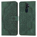 Custodia per cellulare in pelle flip goffrata con mandala, For OPPO A3s / A5 / Realme C1, For OPPO A7 / A5s, For OPPO A9 2020, For OPPO A15