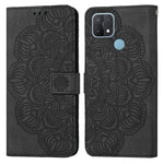Custodia per cellulare in pelle flip goffrata con mandala, For OPPO A3s / A5 / Realme C1, For OPPO A7 / A5s, For OPPO A9 2020, For OPPO A15