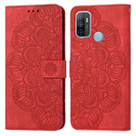Custodia per cellulare in pelle flip goffrata con mandala, For OPPO A53s, For OPPO A54 4G, For OPPO A92 / A72 / A52, For OPPO A93 5G
