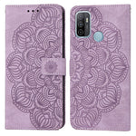 Custodia per cellulare in pelle flip goffrata con mandala, For OPPO A53s, For OPPO A54 4G, For OPPO A92 / A72 / A52, For OPPO A93 5G