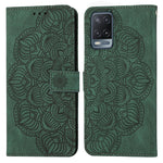 Custodia per cellulare in pelle flip goffrata con mandala, For OPPO A53s, For OPPO A54 4G, For OPPO A92 / A72 / A52, For OPPO A93 5G