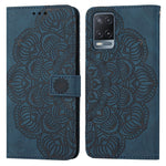 Custodia per cellulare in pelle flip goffrata con mandala, For OPPO A53s, For OPPO A54 4G, For OPPO A92 / A72 / A52, For OPPO A93 5G