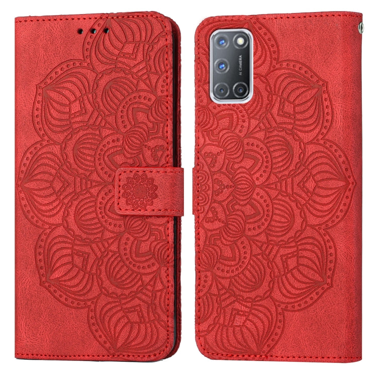 Custodia per cellulare in pelle flip goffrata con mandala, For OPPO A53s, For OPPO A54 4G, For OPPO A92 / A72 / A52, For OPPO A93 5G