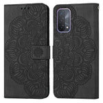 Custodia per cellulare in pelle flip goffrata con mandala, For OPPO A53s, For OPPO A54 4G, For OPPO A92 / A72 / A52, For OPPO A93 5G