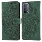 Custodia per cellulare in pelle flip goffrata con mandala, For OPPO A53s, For OPPO A54 4G, For OPPO A92 / A72 / A52, For OPPO A93 5G