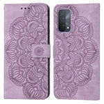 Custodia per cellulare in pelle flip goffrata con mandala, For OPPO A53s, For OPPO A54 4G, For OPPO A92 / A72 / A52, For OPPO A93 5G