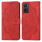 Custodia per cellulare in pelle flip goffrata con mandala, For OPPO A94 5G, For OPPO A96 4G / Realme 9i, For OPPO Realme C11, For OPPO Find X3 / Find X3 Pro