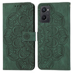 Custodia per cellulare in pelle flip goffrata con mandala, For OPPO A94 5G, For OPPO A96 4G / Realme 9i, For OPPO Realme C11, For OPPO Find X3 / Find X3 Pro