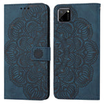 Custodia per cellulare in pelle flip goffrata con mandala, For OPPO A94 5G, For OPPO A96 4G / Realme 9i, For OPPO Realme C11, For OPPO Find X3 / Find X3 Pro