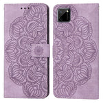 Custodia per cellulare in pelle flip goffrata con mandala, For OPPO A94 5G, For OPPO A96 4G / Realme 9i, For OPPO Realme C11, For OPPO Find X3 / Find X3 Pro
