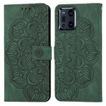 Custodia per cellulare in pelle flip goffrata con mandala, For OPPO A94 5G, For OPPO A96 4G / Realme 9i, For OPPO Realme C11, For OPPO Find X3 / Find X3 Pro