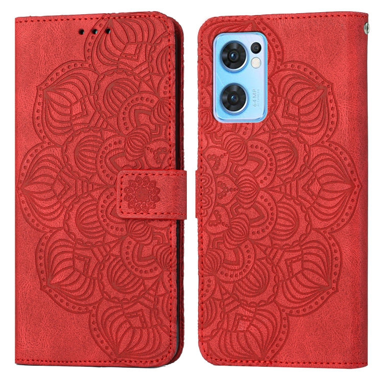 Custodia per cellulare in pelle flip goffrata con mandala, For OPPO Find X5, For OPPO Find X5 Pro, For OPPO Realme 8 4G, For OPPO Realme 9i