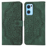 Custodia per cellulare in pelle flip goffrata con mandala, For OPPO Find X5, For OPPO Find X5 Pro, For OPPO Realme 8 4G, For OPPO Realme 9i