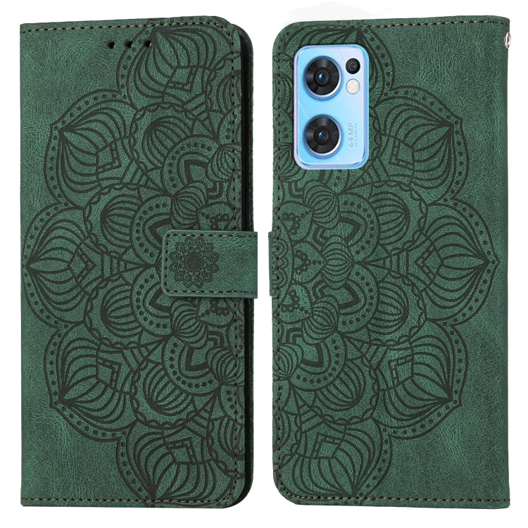 Custodia per cellulare in pelle flip goffrata con mandala, For OPPO Find X5, For OPPO Find X5 Pro, For OPPO Realme 8 4G, For OPPO Realme 9i