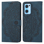 Custodia per cellulare in pelle flip goffrata con mandala, For OPPO Find X5, For OPPO Find X5 Pro, For OPPO Realme 8 4G, For OPPO Realme 9i