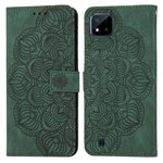 Custodia per cellulare in pelle flip goffrata con mandala, For OPPO Realme C20, For OPPO Realme C21, For OPPO Reno6 5G, For OPPO Reno6 Pro 5G