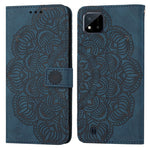 Custodia per cellulare in pelle flip goffrata con mandala, For OPPO Realme C20, For OPPO Realme C21, For OPPO Reno6 5G, For OPPO Reno6 Pro 5G