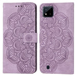 Custodia per cellulare in pelle flip goffrata con mandala, For OPPO Realme C20, For OPPO Realme C21, For OPPO Reno6 5G, For OPPO Reno6 Pro 5G