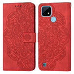 Custodia per cellulare in pelle flip goffrata con mandala, For OPPO Realme C20, For OPPO Realme C21, For OPPO Reno6 5G, For OPPO Reno6 Pro 5G
