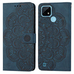Custodia per cellulare in pelle flip goffrata con mandala, For OPPO Realme C20, For OPPO Realme C21, For OPPO Reno6 5G, For OPPO Reno6 Pro 5G