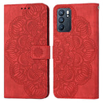 Custodia per cellulare in pelle flip goffrata con mandala, For OPPO Realme C20, For OPPO Realme C21, For OPPO Reno6 5G, For OPPO Reno6 Pro 5G