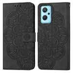 Custodia per cellulare in pelle flip goffrata con mandala, For OPPO Reno7 5G