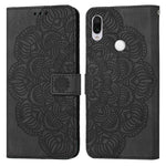 Custodia per cellulare in pelle flip goffrata con mandala, For Xiaomi Redmi Note 7 / Note 7 Pro, For Xiaomi Redmi 9, For Xiaomi Redmi 9A, For Xiaomi Redmi 9C / 10A