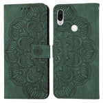 Custodia per cellulare in pelle flip goffrata con mandala, For Xiaomi Redmi Note 7 / Note 7 Pro, For Xiaomi Redmi 9, For Xiaomi Redmi 9A, For Xiaomi Redmi 9C / 10A