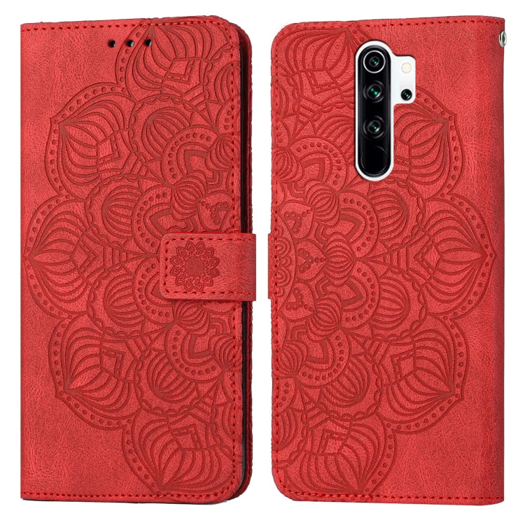 Custodia per cellulare in pelle flip goffrata con mandala, For Xiaomi Redmi Note 7 / Note 7 Pro, For Xiaomi Redmi 9, For Xiaomi Redmi 9A, For Xiaomi Redmi 9C / 10A