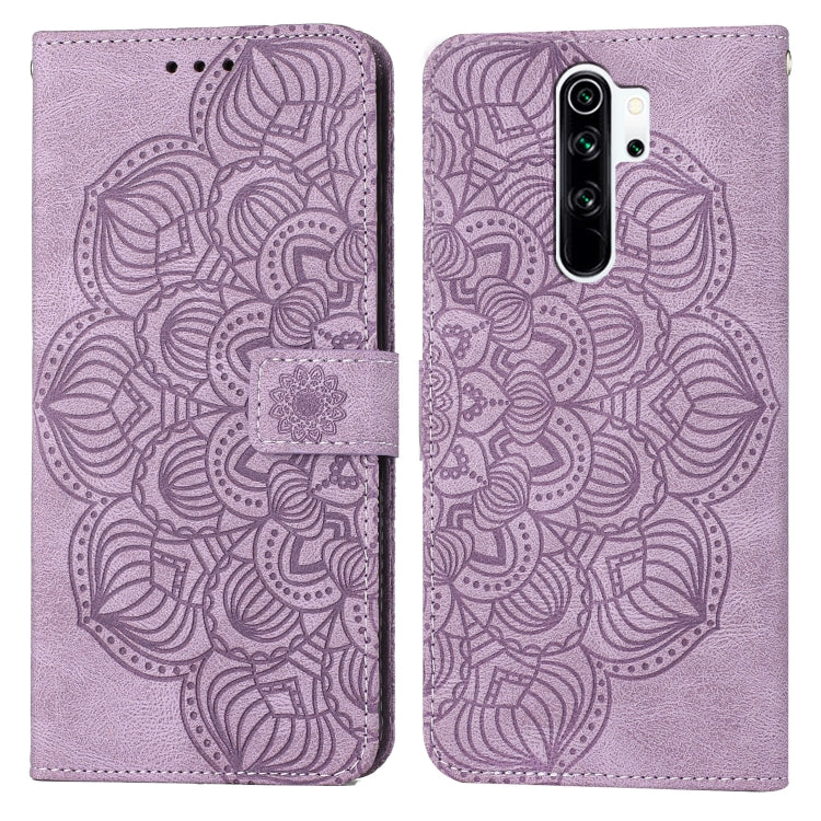 Custodia per cellulare in pelle flip goffrata con mandala, For Xiaomi Redmi Note 7 / Note 7 Pro, For Xiaomi Redmi 9, For Xiaomi Redmi 9A, For Xiaomi Redmi 9C / 10A