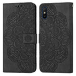 Custodia per cellulare in pelle flip goffrata con mandala, For Xiaomi Redmi Note 7 / Note 7 Pro, For Xiaomi Redmi 9, For Xiaomi Redmi 9A, For Xiaomi Redmi 9C / 10A