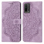Custodia per cellulare in pelle flip goffrata con mandala, For Xiaomi Redmi 9T, For Xiaomi Redmi 10, For Xiaomi Redmi 10C, For Xiaomi Redmi Note 8