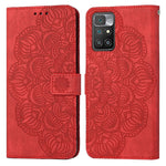 Custodia per cellulare in pelle flip goffrata con mandala, For Xiaomi Redmi 9T, For Xiaomi Redmi 10, For Xiaomi Redmi 10C, For Xiaomi Redmi Note 8