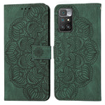 Custodia per cellulare in pelle flip goffrata con mandala, For Xiaomi Redmi 9T, For Xiaomi Redmi 10, For Xiaomi Redmi 10C, For Xiaomi Redmi Note 8