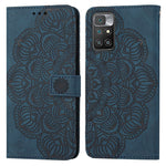 Custodia per cellulare in pelle flip goffrata con mandala, For Xiaomi Redmi 9T, For Xiaomi Redmi 10, For Xiaomi Redmi 10C, For Xiaomi Redmi Note 8