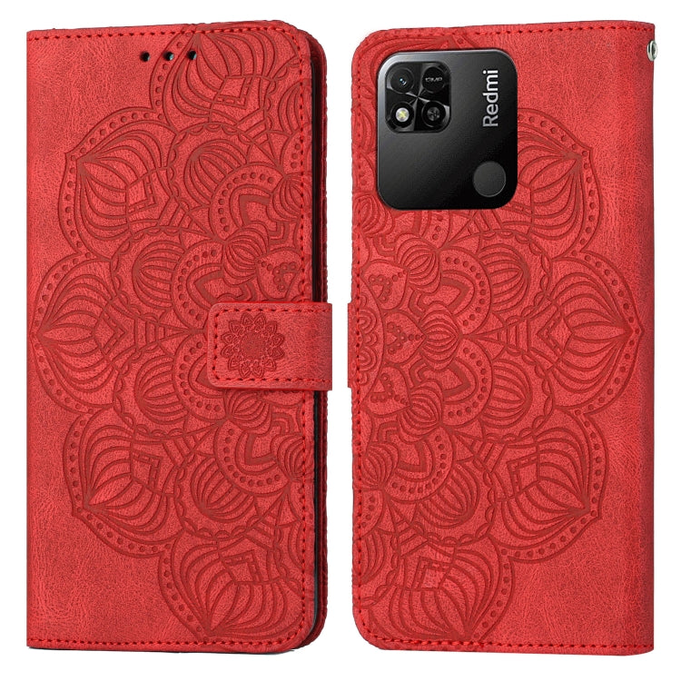 Custodia per cellulare in pelle flip goffrata con mandala, For Xiaomi Redmi 9T, For Xiaomi Redmi 10, For Xiaomi Redmi 10C, For Xiaomi Redmi Note 8