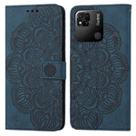 Custodia per cellulare in pelle flip goffrata con mandala, For Xiaomi Redmi 9T, For Xiaomi Redmi 10, For Xiaomi Redmi 10C, For Xiaomi Redmi Note 8