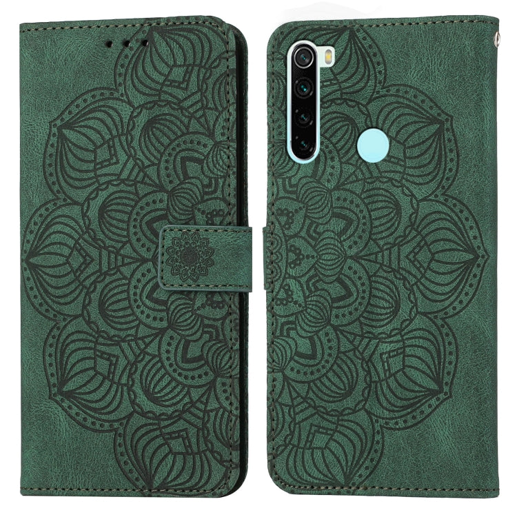 Custodia per cellulare in pelle flip goffrata con mandala, For Xiaomi Redmi 9T, For Xiaomi Redmi 10, For Xiaomi Redmi 10C, For Xiaomi Redmi Note 8