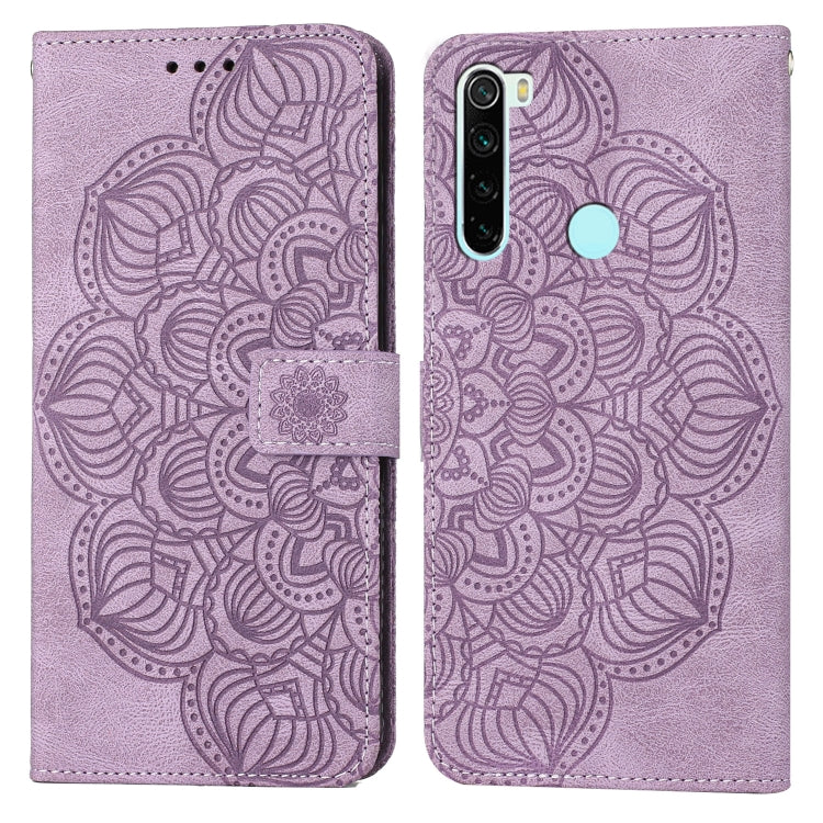 Custodia per cellulare in pelle flip goffrata con mandala, For Xiaomi Redmi 9T, For Xiaomi Redmi 10, For Xiaomi Redmi 10C, For Xiaomi Redmi Note 8