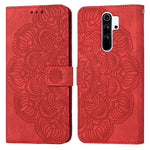 Custodia per cellulare in pelle flip goffrata con mandala, For Xiaomi Redmi Note 8 Pro, For Xiaomi Redmi Note 8T, For Xiaomi Redmi Note 9, For Xiaomi Redmi Note 9 Pro, For Xiaomi Redmi Note 9T