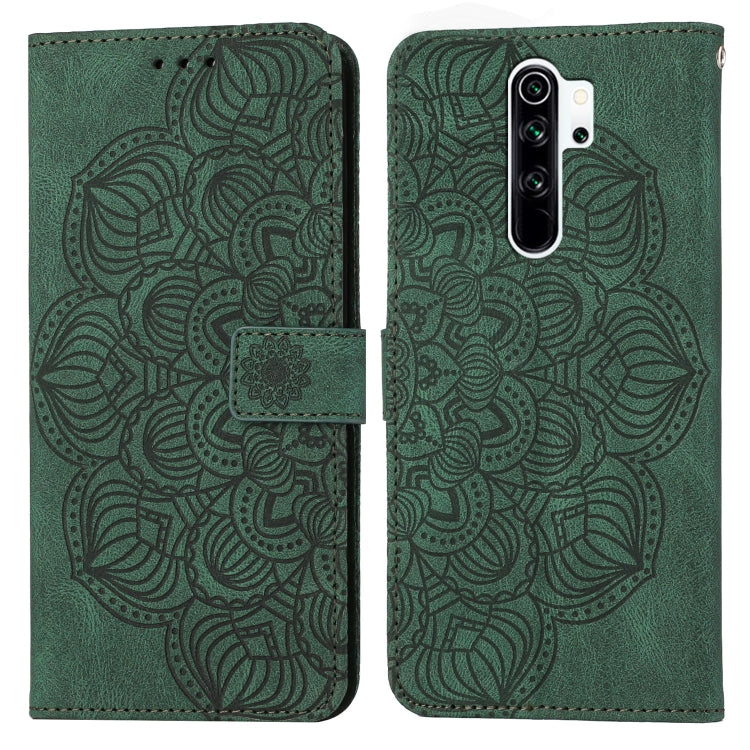 Custodia per cellulare in pelle flip goffrata con mandala, For Xiaomi Redmi Note 8 Pro, For Xiaomi Redmi Note 8T, For Xiaomi Redmi Note 9, For Xiaomi Redmi Note 9 Pro, For Xiaomi Redmi Note 9T