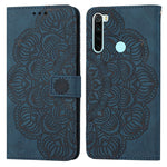 Custodia per cellulare in pelle flip goffrata con mandala, For Xiaomi Redmi Note 8 Pro, For Xiaomi Redmi Note 8T, For Xiaomi Redmi Note 9, For Xiaomi Redmi Note 9 Pro, For Xiaomi Redmi Note 9T