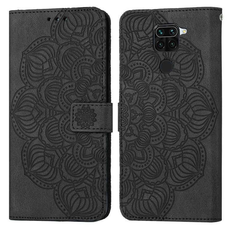 Custodia per cellulare in pelle flip goffrata con mandala, For Xiaomi Redmi Note 8 Pro, For Xiaomi Redmi Note 8T, For Xiaomi Redmi Note 9, For Xiaomi Redmi Note 9 Pro, For Xiaomi Redmi Note 9T