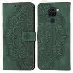 Custodia per cellulare in pelle flip goffrata con mandala, For Xiaomi Redmi Note 8 Pro, For Xiaomi Redmi Note 8T, For Xiaomi Redmi Note 9, For Xiaomi Redmi Note 9 Pro, For Xiaomi Redmi Note 9T