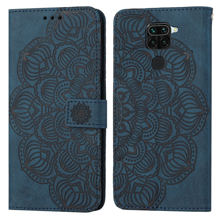 Custodia per cellulare in pelle flip goffrata con mandala, For Xiaomi Redmi Note 8 Pro, For Xiaomi Redmi Note 8T, For Xiaomi Redmi Note 9, For Xiaomi Redmi Note 9 Pro, For Xiaomi Redmi Note 9T